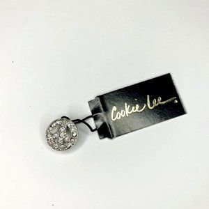 NWT Cookie Lee Peace Sign Crystal Slide Charm